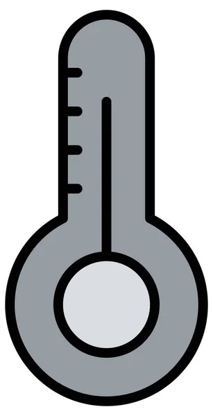 Hőmérő Egyszerű Vektor Ikon — Stock Vector