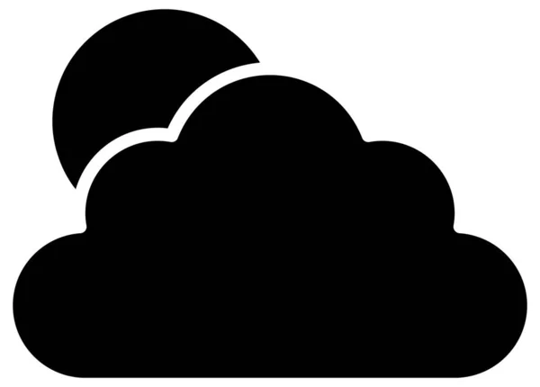 Obrázek Vektoru Ikony Cloudu — Stockový vektor