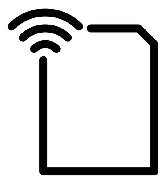 Wifi Symbol Vektorillustration — Stockvektor