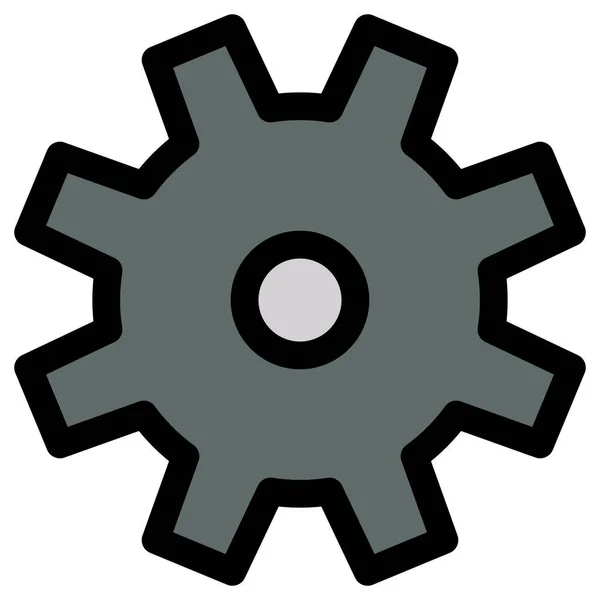 Gear Cog Vector Icons — Stock Vector