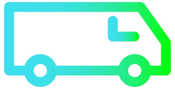 Lieferwagen Symbol Vektorillustration — Stockvektor