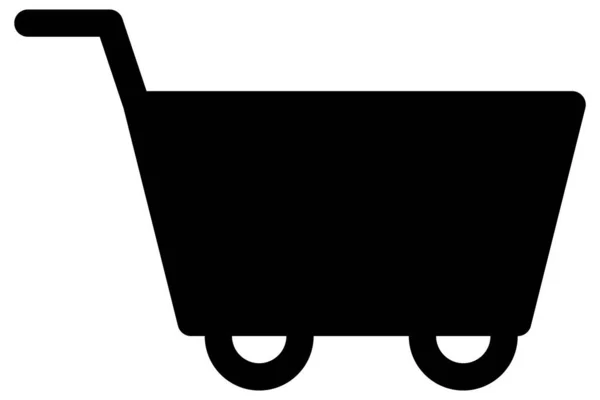 Shopping Cart Vector Icon — Stock Vector