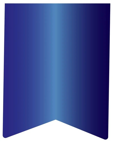 Ilustração Vetorial Uma Bandeira Azul Branca — Vetor de Stock