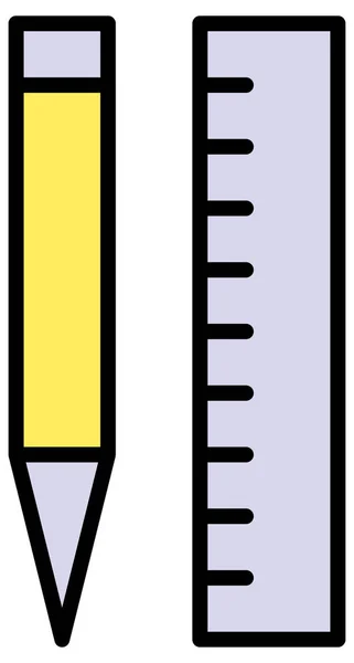 Icône Vectorielle Scolaire Éducative — Image vectorielle