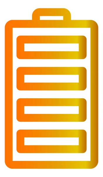 Portapapeles Icono Vector Estilo Bicolor Símbolo Plano Colores Naranja Gris — Vector de stock