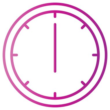 Saat simgesi. vektör illüstrasyonu