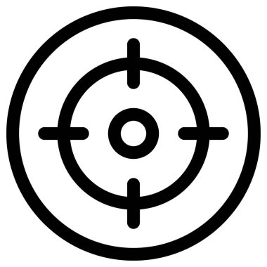 hedef simgesi. vektör illüstrasyonu