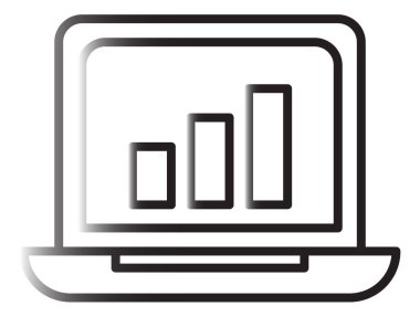 seo modern simgesinin vektör illüstrasyonu