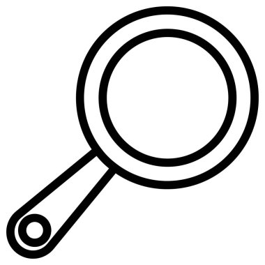 Büyütme cam simgesi vektör illüstrasyonu