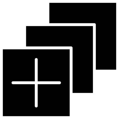 Basit ve minimalist uygulama kullanıcı arayüzü vektör simgesi, glifName