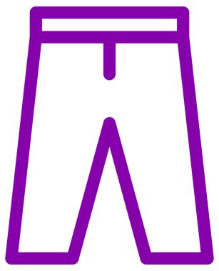 Mor ve pembe bir ikonun vektör çizimi