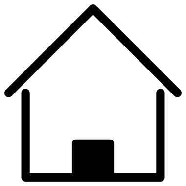 Basit ve minimalist uygulama kullanıcı arayüzü vektör simgesi, glifName