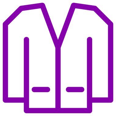 Ceket ikonu. vektör illüstrasyonu