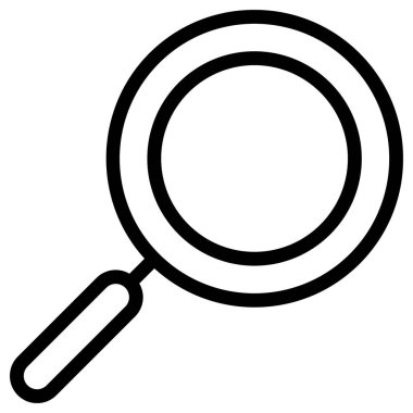 büyütme cam vektör simgesi