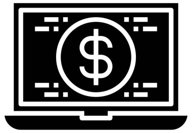 dollar icon vector illustration, currency concept