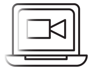 video pazarlama vektör simgesi