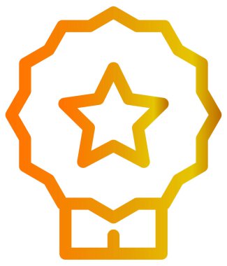 yıldız simgesi vektör illüstrasyonu