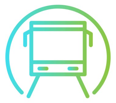 tren simgesi vektör illüstrasyonu