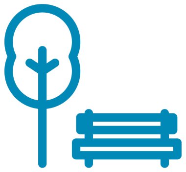 Hastane vektör ikonu. biçim iki renkli düz sembol, mavi ve gri renkler, yuvarlak açılar, beyaz arkaplan