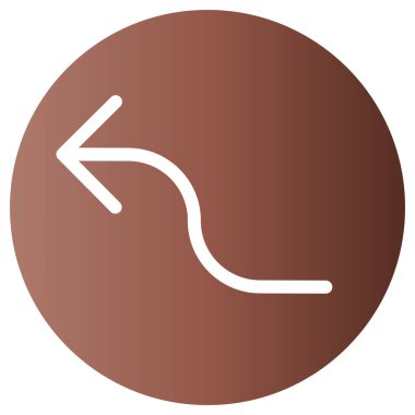 ok vektör simgesi, arayüz konsepti arkaplanı