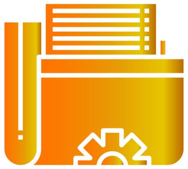 asgari iş simgesi, vektör illüstrasyonu