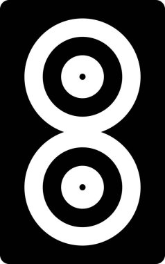 Tek bir izole edilmiş siyah beyaz çizgi film karakterinin vektör çizimi