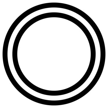 Dairesel, dairesel ve siyah spiral. vektör illüstrasyonu