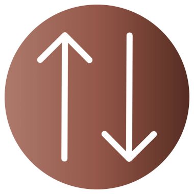 ok vektör simgesi, arayüz konsepti arkaplanı