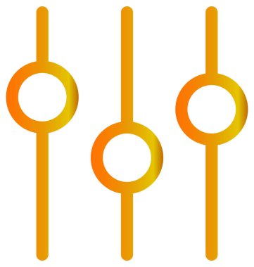 Vektör simgesi. biçim iki renkli düz sembol, sarı ve gri renkler, yuvarlak açılar, yeşil arkaplan