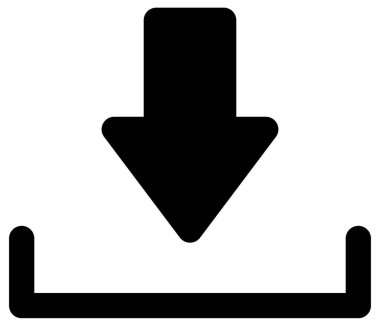 Basit ve minimalist uygulama kullanıcı arayüzü vektör simgesi, glifName