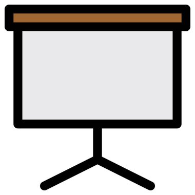 sunum tahtası vektör simgesi