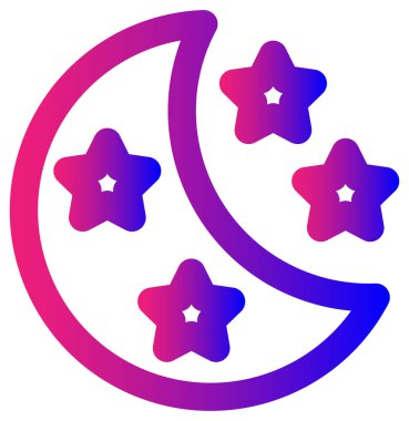 Yıldız ödüllü vektör simgesi. biçim düz sembol, pembe renk, yuvarlak açılar, beyaz arkaplan