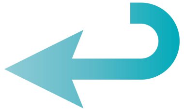 ok vektör simgesi, arayüz konsepti arkaplanı