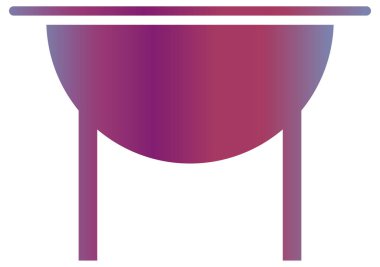 Beyaz arkaplanda harç simgesi çizimi