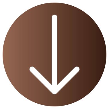 ok vektör simgesi, arayüz konsepti arkaplanı