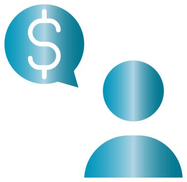 Dolar simgesi vektör illüstrasyonu 