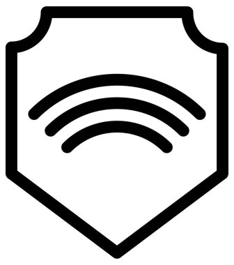 iletişim ve teknoloji çizgisi vektör simgesi.