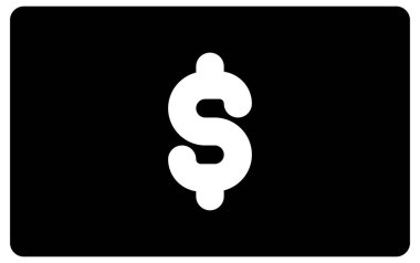 dollar icon vector illustration, currency concept