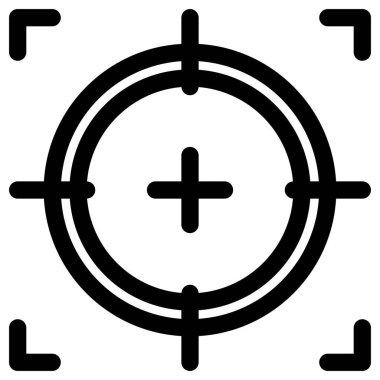 hedef simge vektör illüstrasyonu