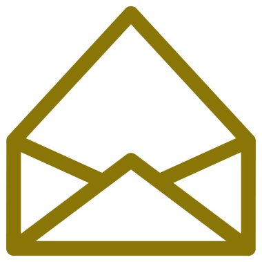 Posta simgesi, vektör illüstrasyonu. düz tasarım biçimi