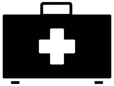 İlk yardım kiti vektör resimleme arkaplanı