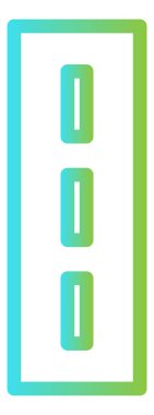 Bir park simgesinin vektör illüstrasyonu