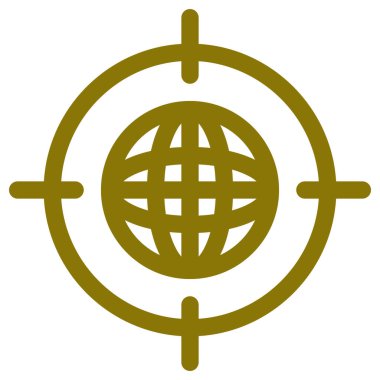 Endüstri simgesi. Vektör biçimi yuvarlak açılı düz ikonik sembol, eko yeşil renk, beyaz arkaplan.