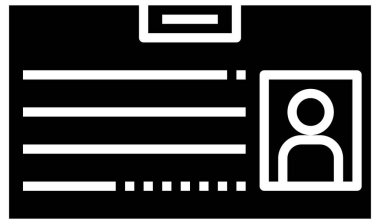 asgari iş simgesi, vektör illüstrasyonu