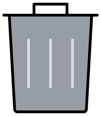 Beyazın üzerinde basit ve minimalist kamp vektör simgesi 