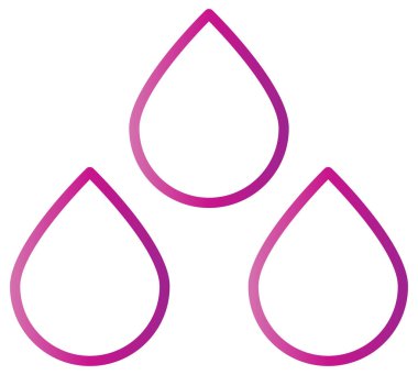 vektör simgesini bırak. biçim iki renkli düz sembol, pembe ve mavi renkler, yuvarlak açılar, beyaz arkaplan