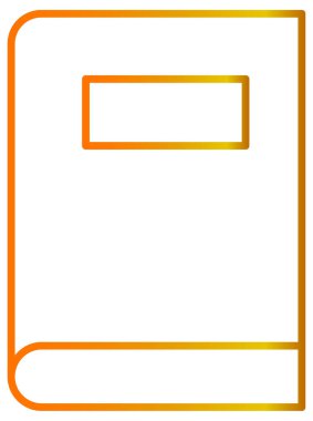 Modern b 'nin vektör illüstrasyonunda kitabın eksik simgesi