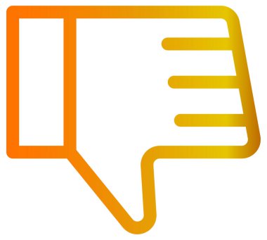 Euro haritası vektör simgesi. iki renkli düz sembol, turuncu ve sarı renkler, yuvarlak açılar, yeşil