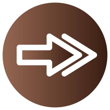 ok vektör simgesi, arayüz konsepti arkaplanı