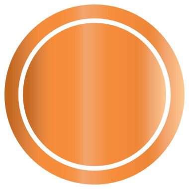 Yuvarlak turuncu ve sarı tenis topunun vektör çizimi